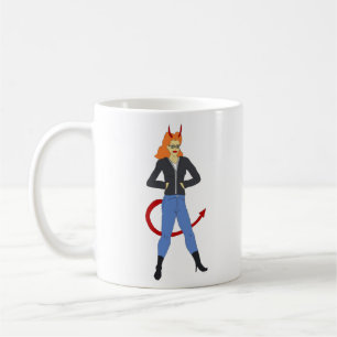 devil girl    coffee mug