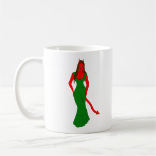 devil girl    coffee mug