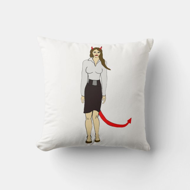devil girl     cushion (Front)