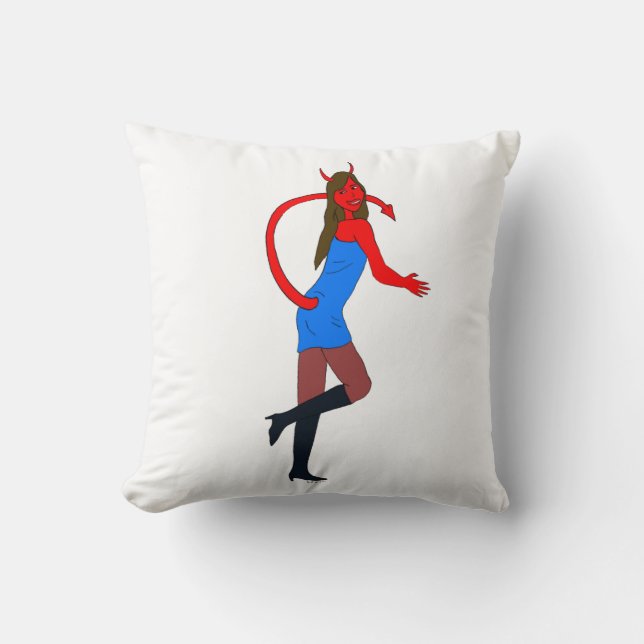 devil girl     cushion (Front)