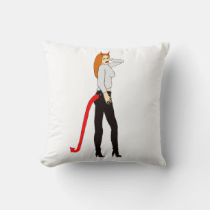 devil girl     cushion