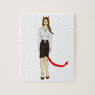 devil girl jigsaw puzzle