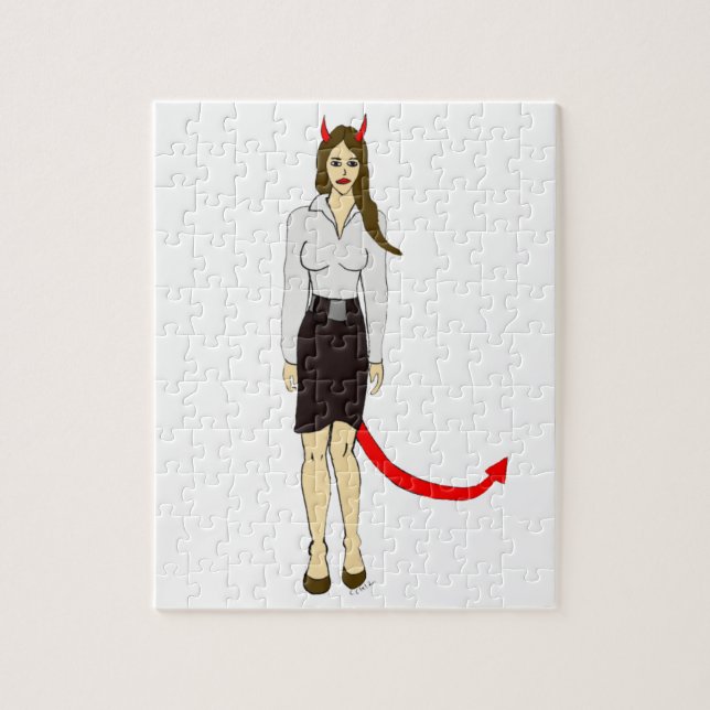 devil girl     jigsaw puzzle (Vertical)