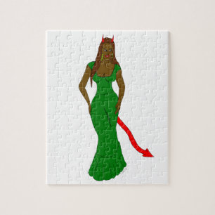 devil girl jigsaw puzzle