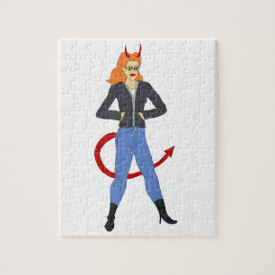 devil girl jigsaw puzzle
