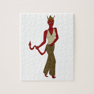 devil girl jigsaw puzzle