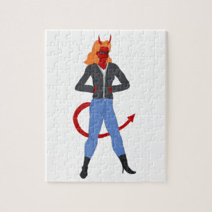 devil girl jigsaw puzzle