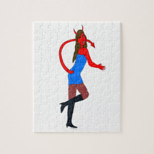 devil girl jigsaw puzzle