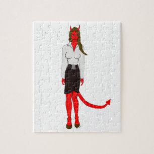 devil girl jigsaw puzzle