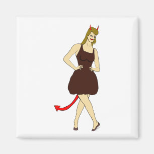 devil girl magnet