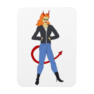 devil girl magnet