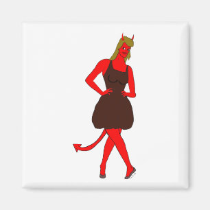 devil girl magnet