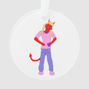 devil girl  ornament