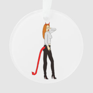 devil girl      ornament