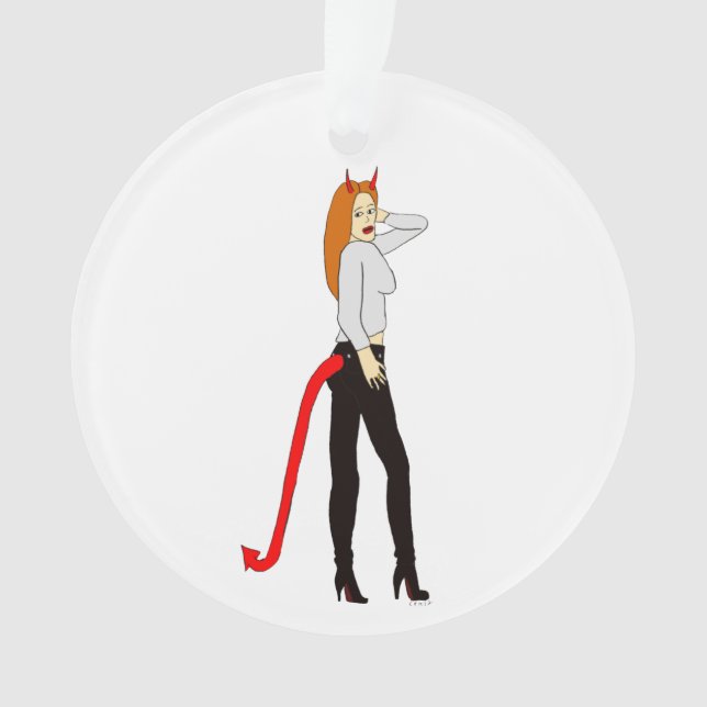 devil girl      ornament (Front)