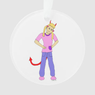 devil girl    ornament