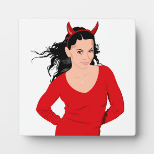 DEVIL GIRL PLAQUE
