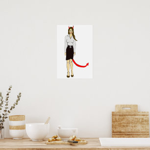 devil girl poster