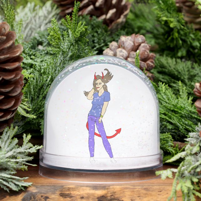 devil girl     snowglobe (Winter)