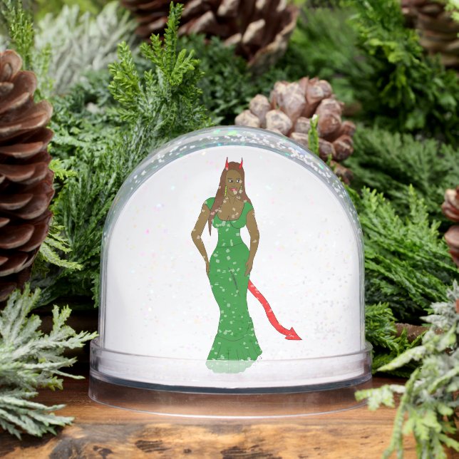 devil girl    snowglobe (Winter)