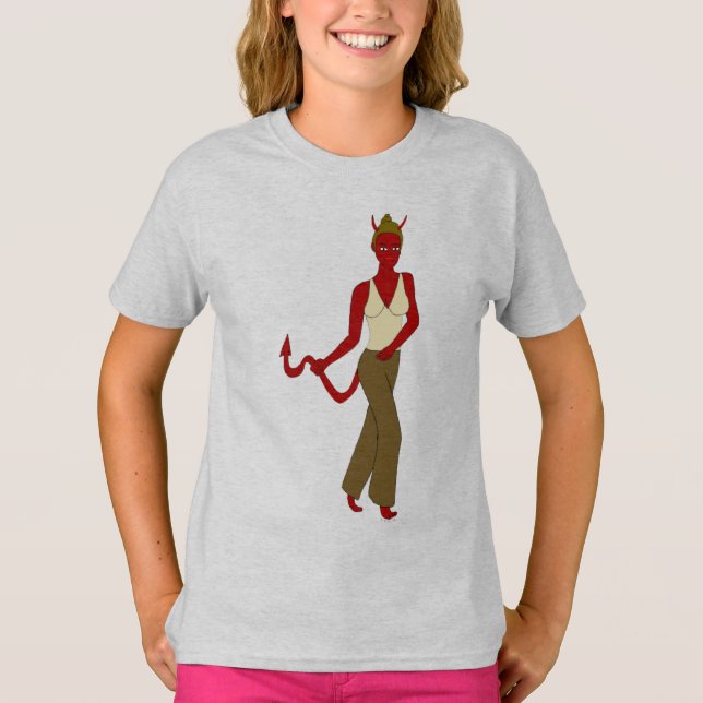 devil girl  T-Shirt (Front)