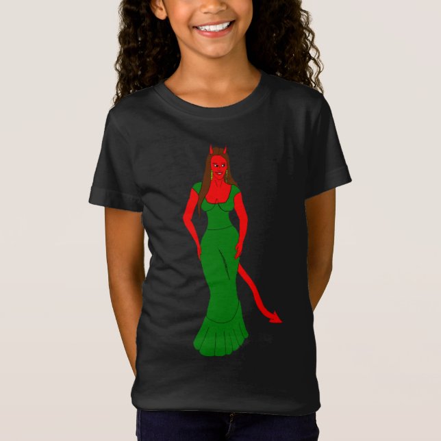devil girl  T-Shirt (Front)