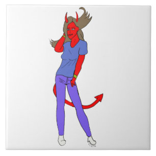 devil girl     tile
