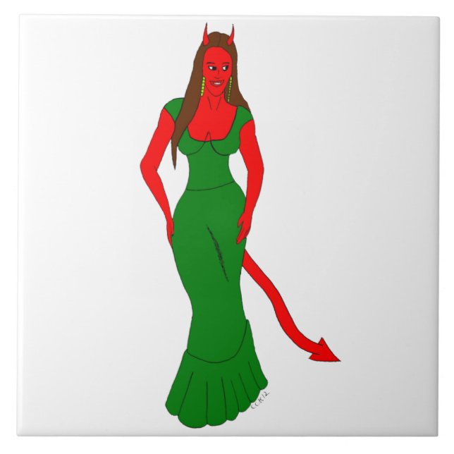 devil girl   tile (Front)