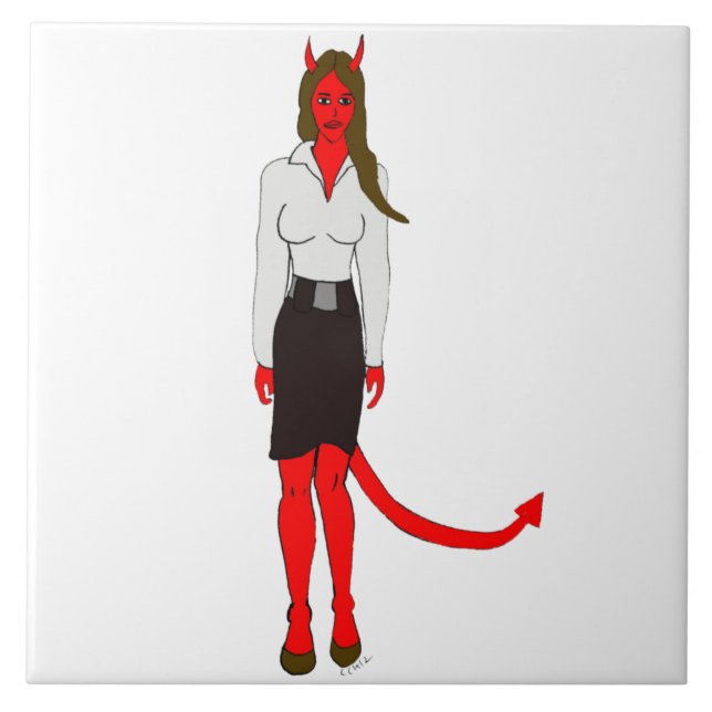 devil girl   tile (Front)