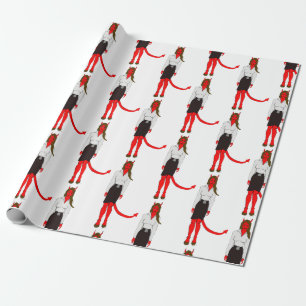 devil girl    wrapping paper