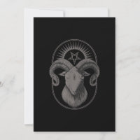 Devil Goat Pentagram Baphomet Satan Occult Satan