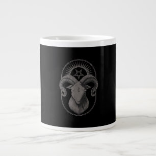 Devil Goat Pentagram Baphomet Satan Occult Satanic Large Coffee Mug