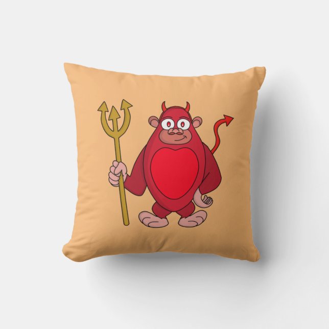 Devil Gorilla Cushion (Front)