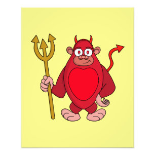Devil Gorilla Photo Print