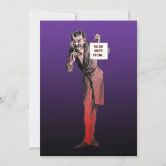 Devil Halloween Party Invitations