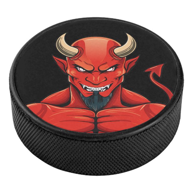 Devil  hockey puck (3/4)