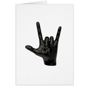 devil horns hand