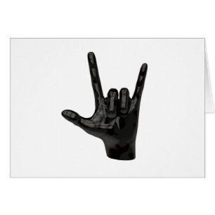 devil horns hand