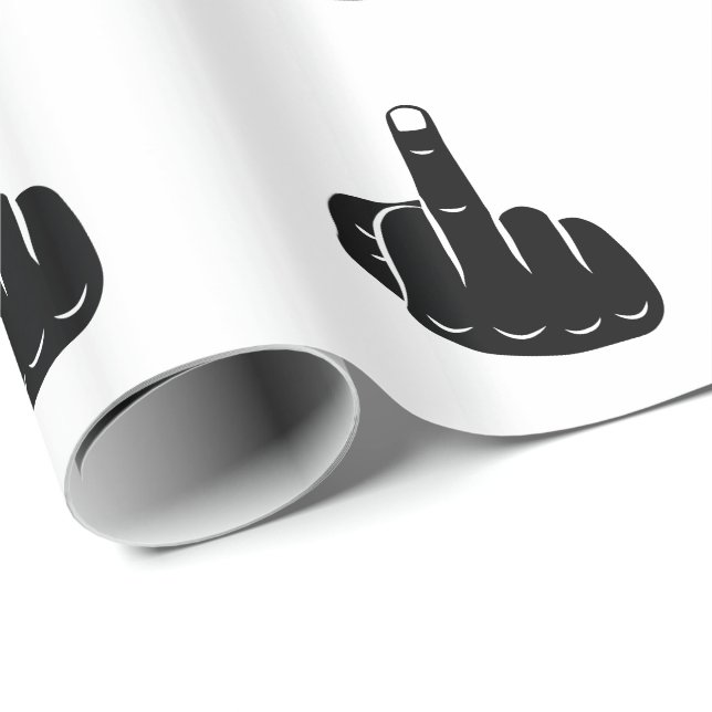 Devil Horns sign language pictogram for rock music Wrapping Paper (Roll Corner)