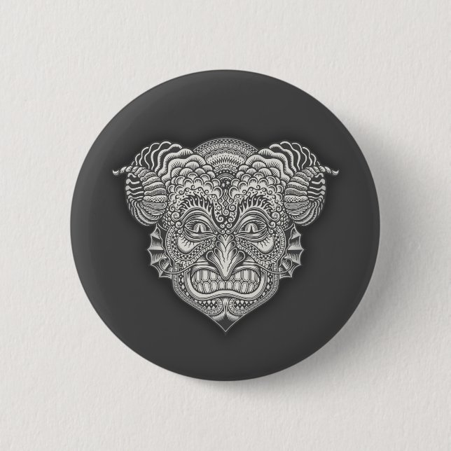 Devil in the Details 6 Cm Round Badge (Front)