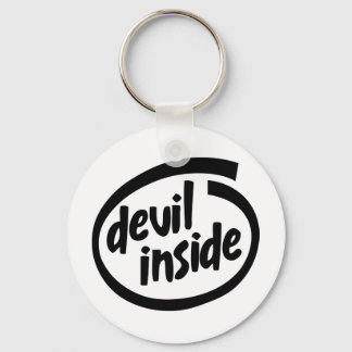 Devil Inside Key Ring