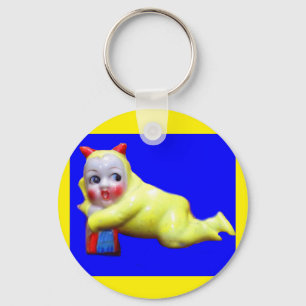 devil-ish little imp key ring