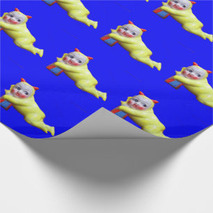 devil-ish little imp wrapping paper