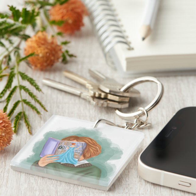 Devil Keychain (Double-Sided) (Front Right)