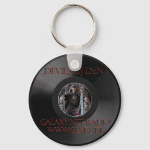 Devil Keychain Round