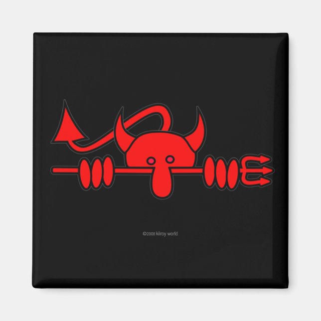 Devil Kilroy Magnet 1 (Front)