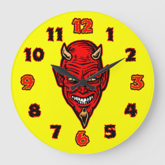 Devil Large Clock