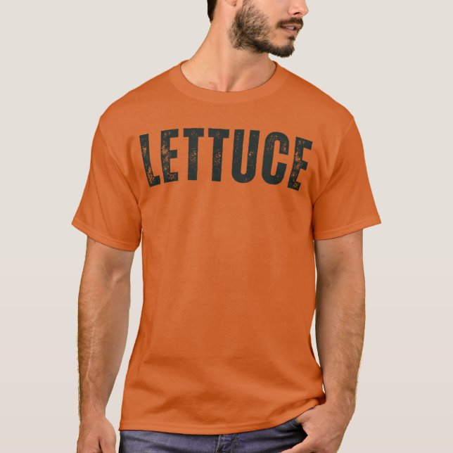 Devil Lettuce Funny Couples Costume Lettuce Shirt (Front)