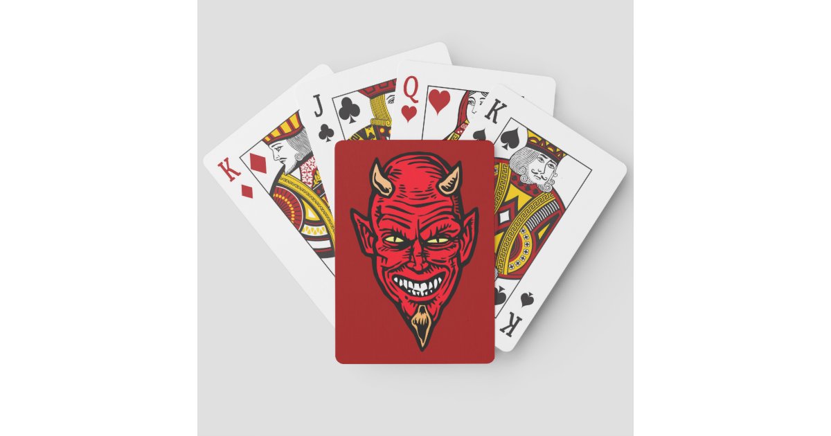 Devil Playing Cards | Zazzle