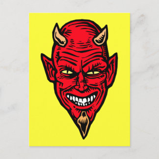 devil postcard